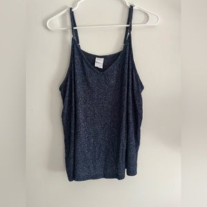 Soft, dark blue tank top